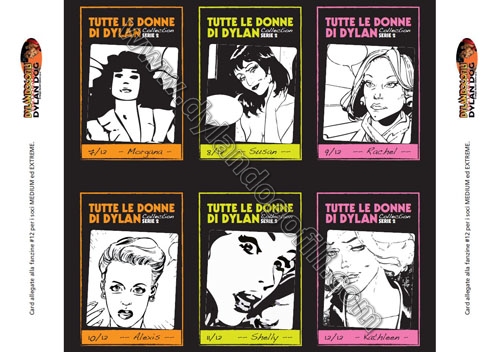 CARD DONNE SERIE 2 (7-12)                                                                                                                                                                                                                                 