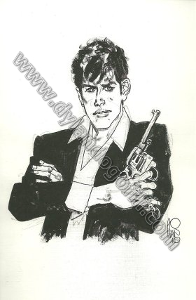 CARTOLINA DYLAN DOG 25 - ANGELO STANO                                                                                                                                                                                                                     