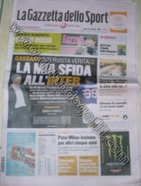 GAZZETTA 26 SETTEMBRE 2009                                                                                                                                                                                                                                