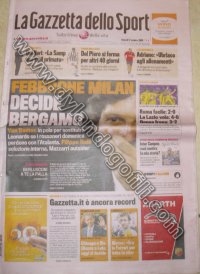 GAZZETTA 02 OTTOBRE 2009                                                                                                                                                                                                                                  