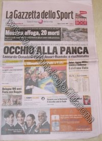 GAZZETTA 03 OTTOBRE 2009                                                                                                                                                                                                                                  