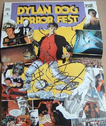 POSTER HORROR FEST ALLEGATO ALLA RIVISTA FUMETTI D'ITALIA                                                                                                                                                                                                 