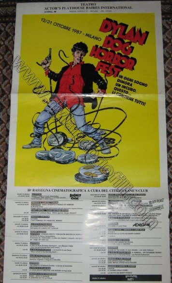 POSTER DYLAN DOG HORROR FEST N°1 (1987)                                                                                                                                                                                                                   