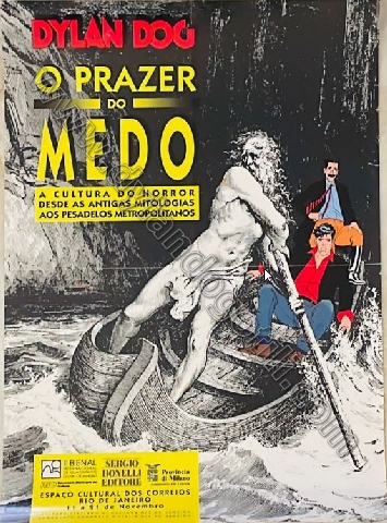 LOCANDINA BRASILIANA DYLAN DOG O PRAZER DO MEDO                                                                                                                                                                                                           