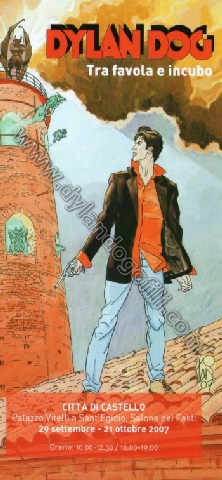 BROUCHURE DYLAN DOG TRA FAVOLA ED INCUBO VERSIONE 2                                                                                                                                                                                                       